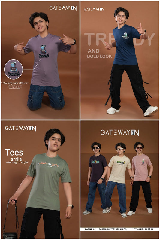 Cat No 59 Gateway In Imported Boys Tshirt Wholesale Rate