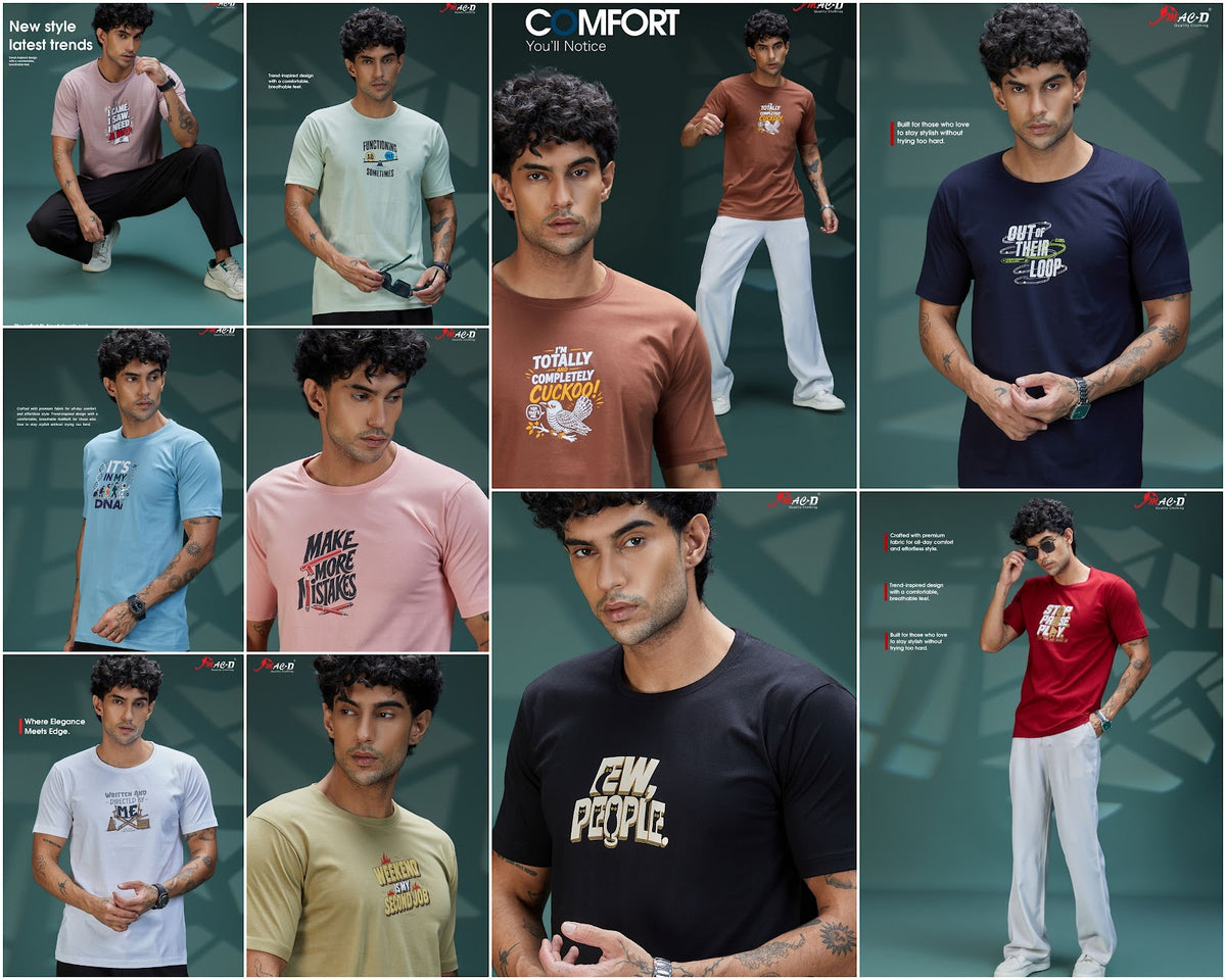 Cat No 9160 Mac D Cotton Mens Tshirts Supplier