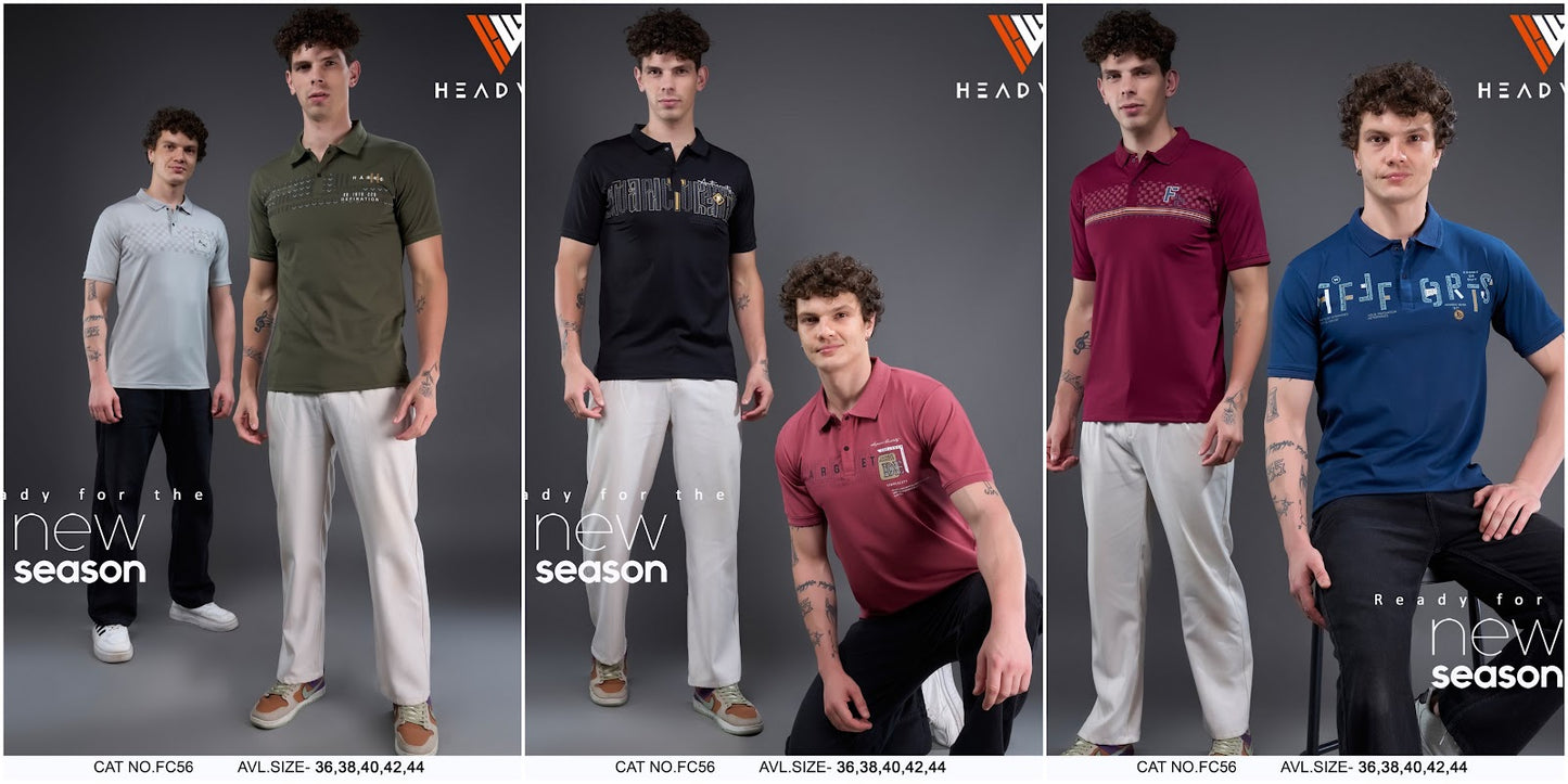 Cat No Fc56 Headway Tencil Mens Tshirts Manufacturer India