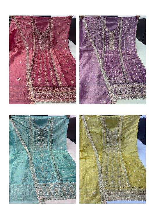 Chanda Nayandeep Gold Crush Salwar Suits Wholesale Price