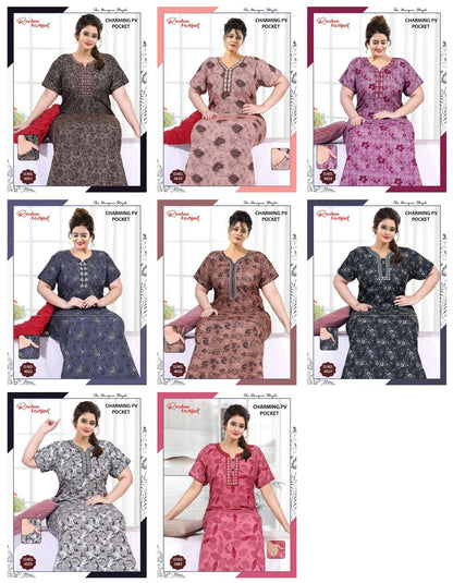 Charming Ruchee Fashion Pv Night Gowns Supplier Ahmedabad