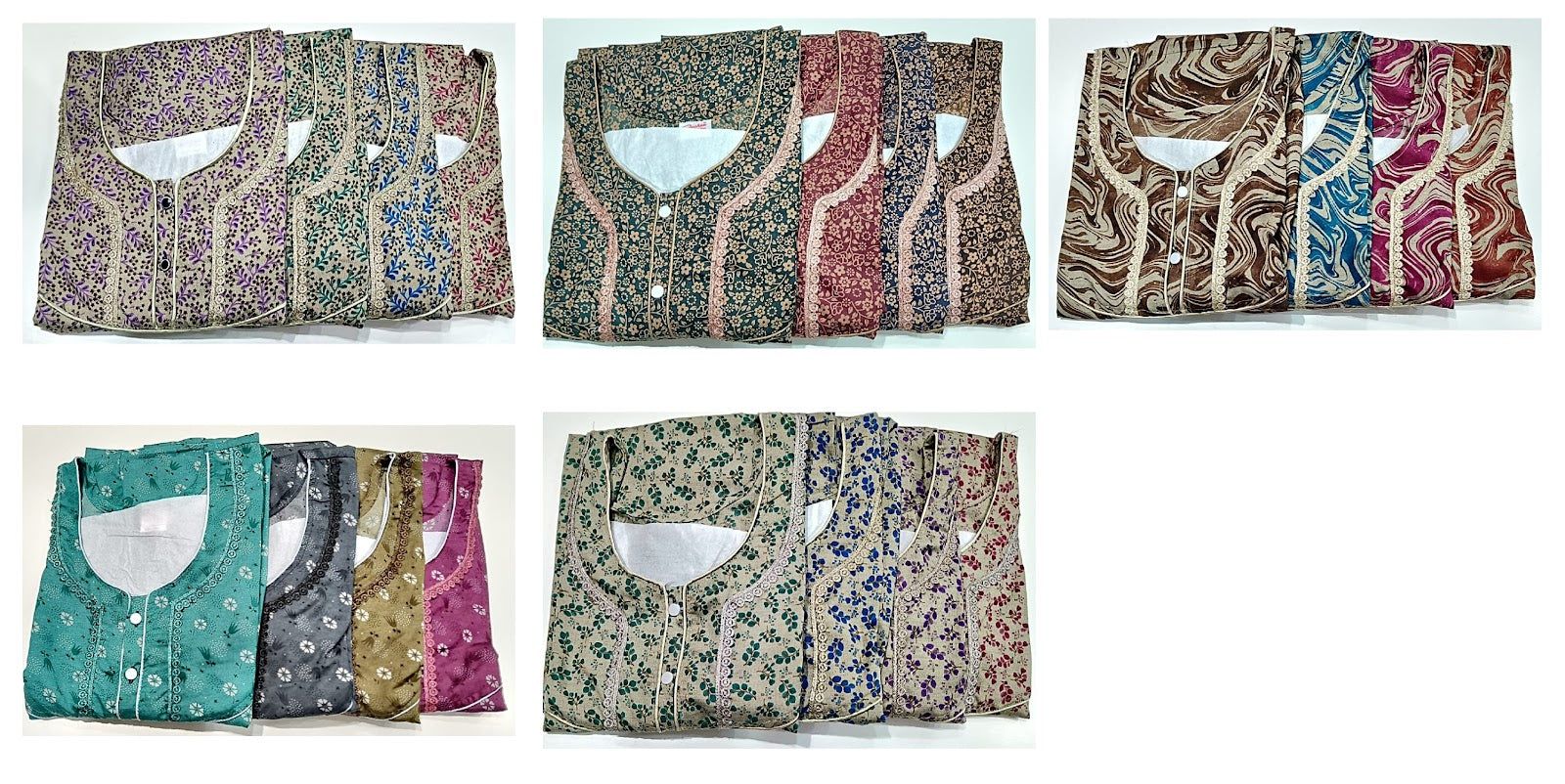 Charming Ruchee Fashion Pv Night Gowns Wholesale Price