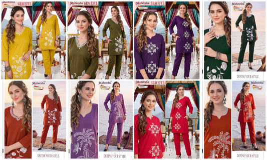 Cheeku Maheesha Dhabu Cotton Co Ord Set Supplier India