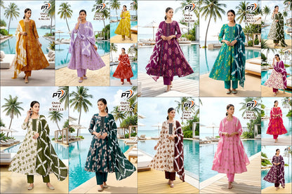 Chitra Vol 1 Pt Vertican Readymade Anarkali Suits Wholesaler Ahmedabad