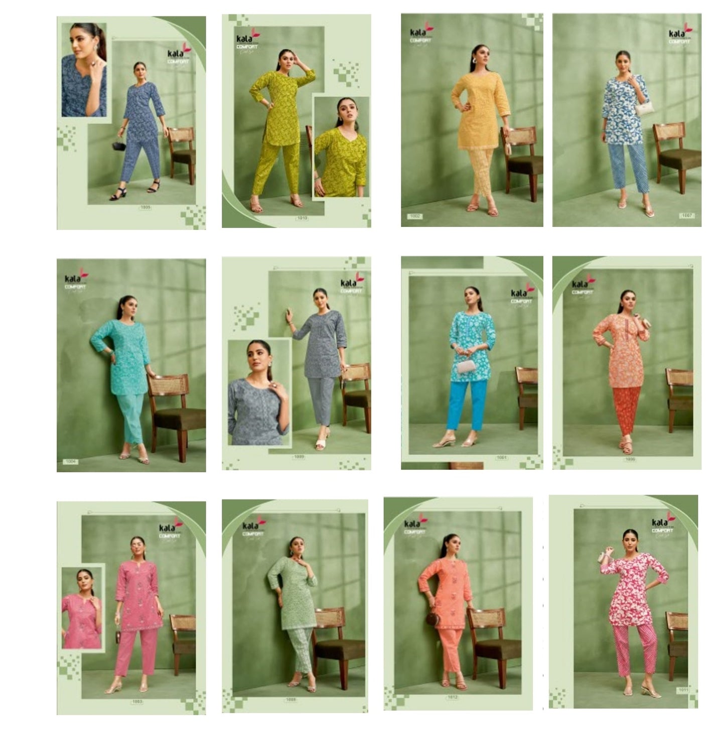 Comfort Kala Cotton Co Ord Set Wholesaler