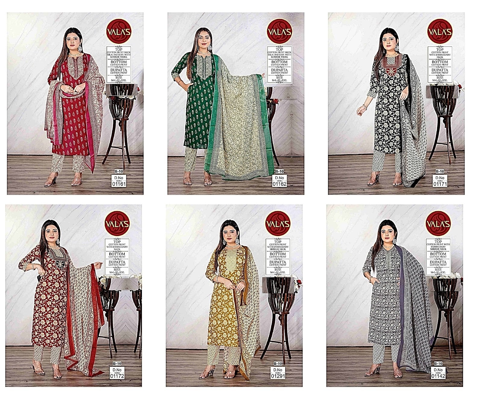 Cotton 1 Valas Readymade Pant Style Suits Exporter