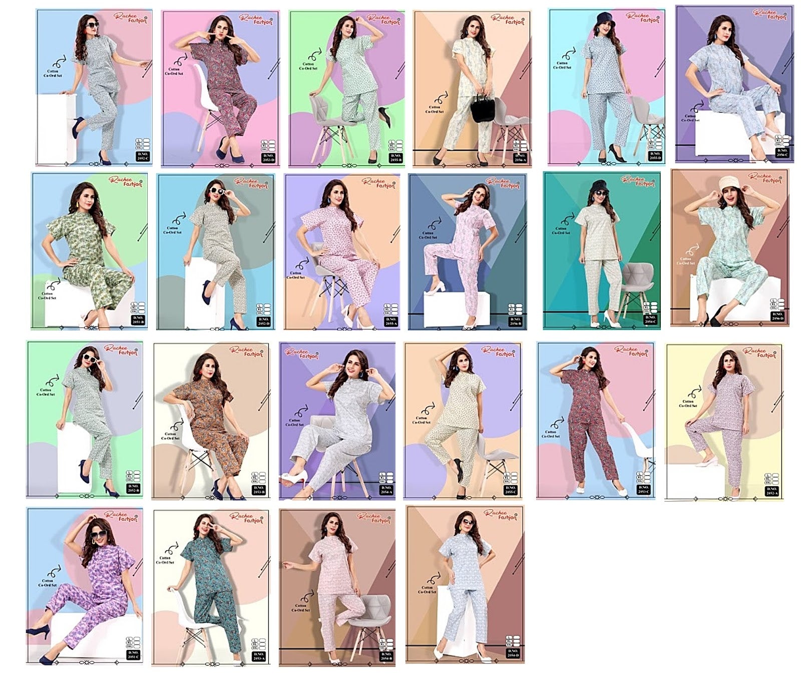 Cotton B Ruchee Fashion Co Ord Set Wholesale Price