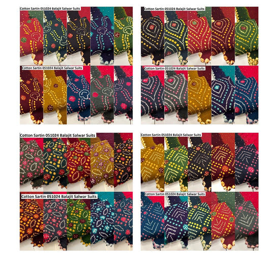 Cotton Sartin 051024 Balajit Salwar Suits Wholesale Price