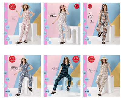 Cr012 Slumber Heavy Rayon Co Ord Set Wholesale Price