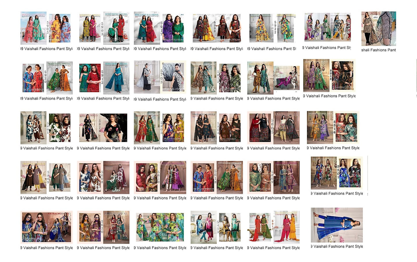 Crape 1309 Vaishali Fashions Pant Style Suits Exporter India