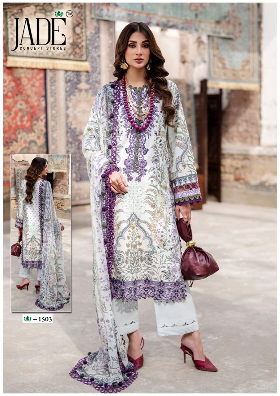 Crimson Vol 15 Jade Karachi Salwar Suits Supplier India