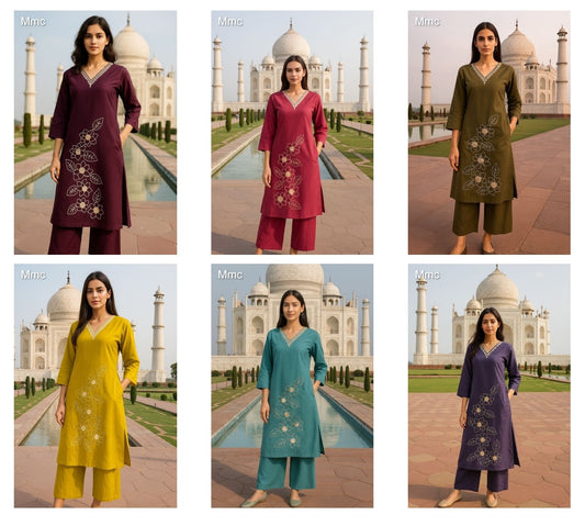 Daisy Flower Mmc Vatican Co Ord Set Manufacturer Ahmedabad