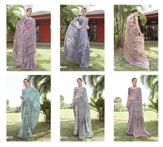 Debina Vallabhi Prints Georgette Sarees