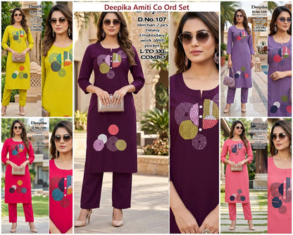 Deepika Amiti Vertican Co Ord Set Manufacturer Ahmedabad