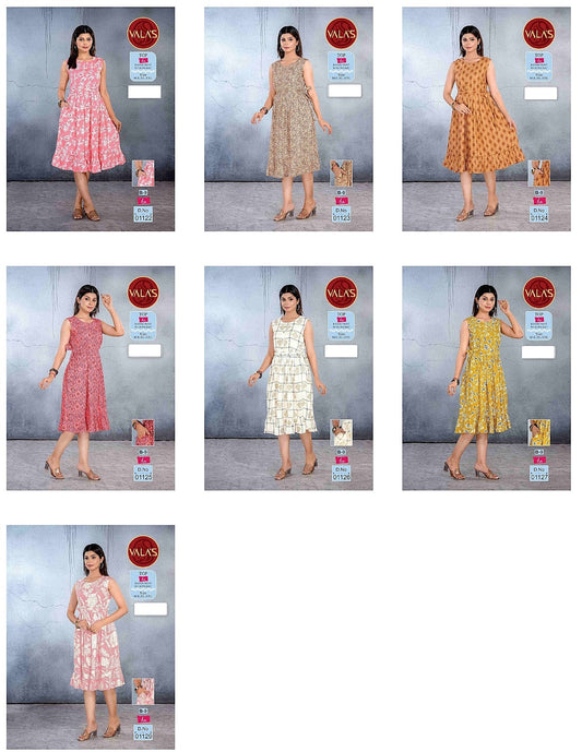 Design-17 Valas Rayon Kurti With Pocket Supplier Gujarat