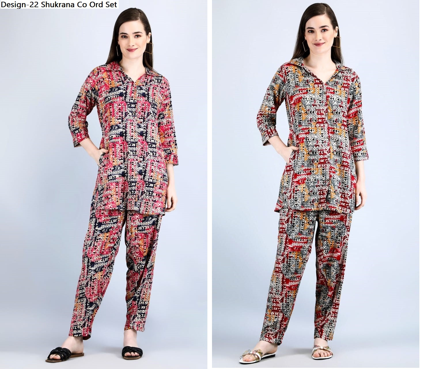 Design-22 Shukrana Rayon Co Ord Set