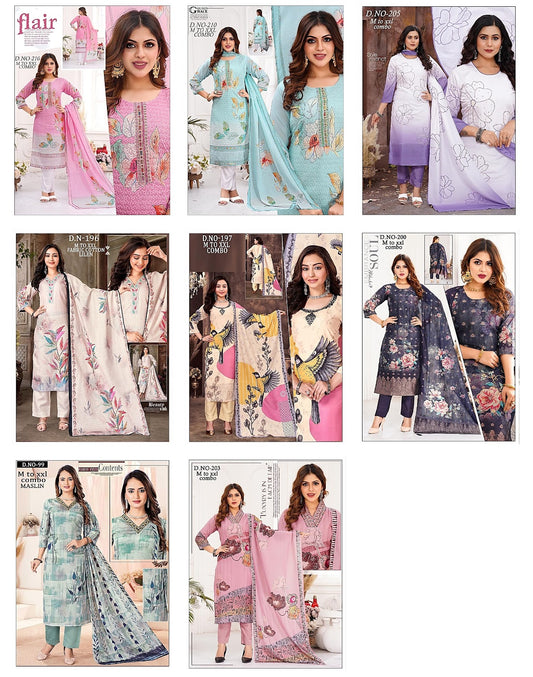 Design10 Srh Muslin Readymade Pant Style Suits Manufacturer India