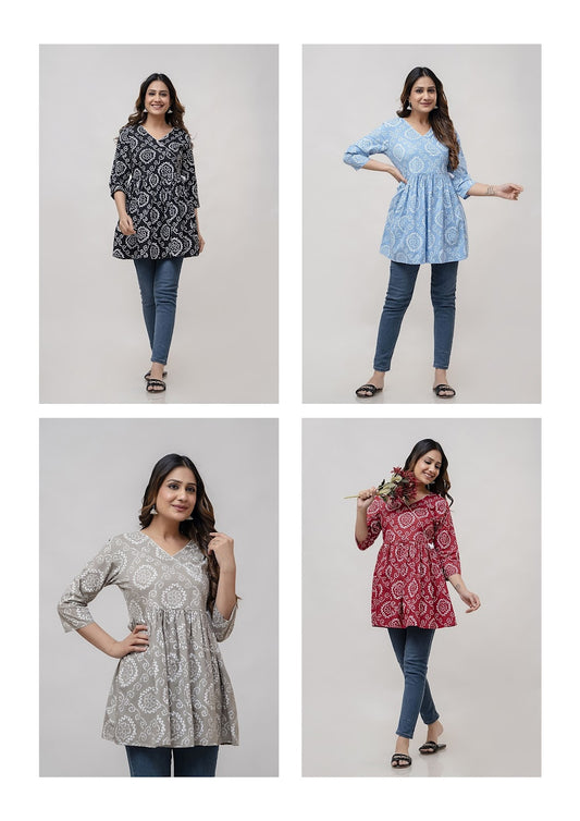 Design12 Lovic Cotton Stylish Tops Manufacturer Ahmedabad