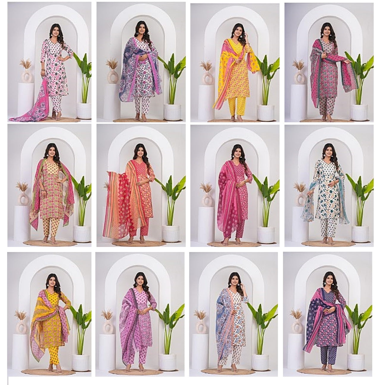 Design1 Jaipur Heavy Rayon Readymade Pant Style Suits Wholesale Rate