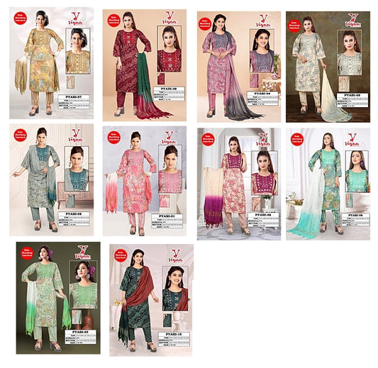 Design2106 Viyaa Heavy Capsule Readymade Pant Style Suits Exporter India