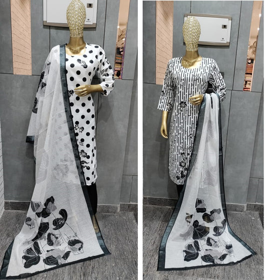 Design4 Amba Linen Readymade Pant Style Suits Wholesaler India