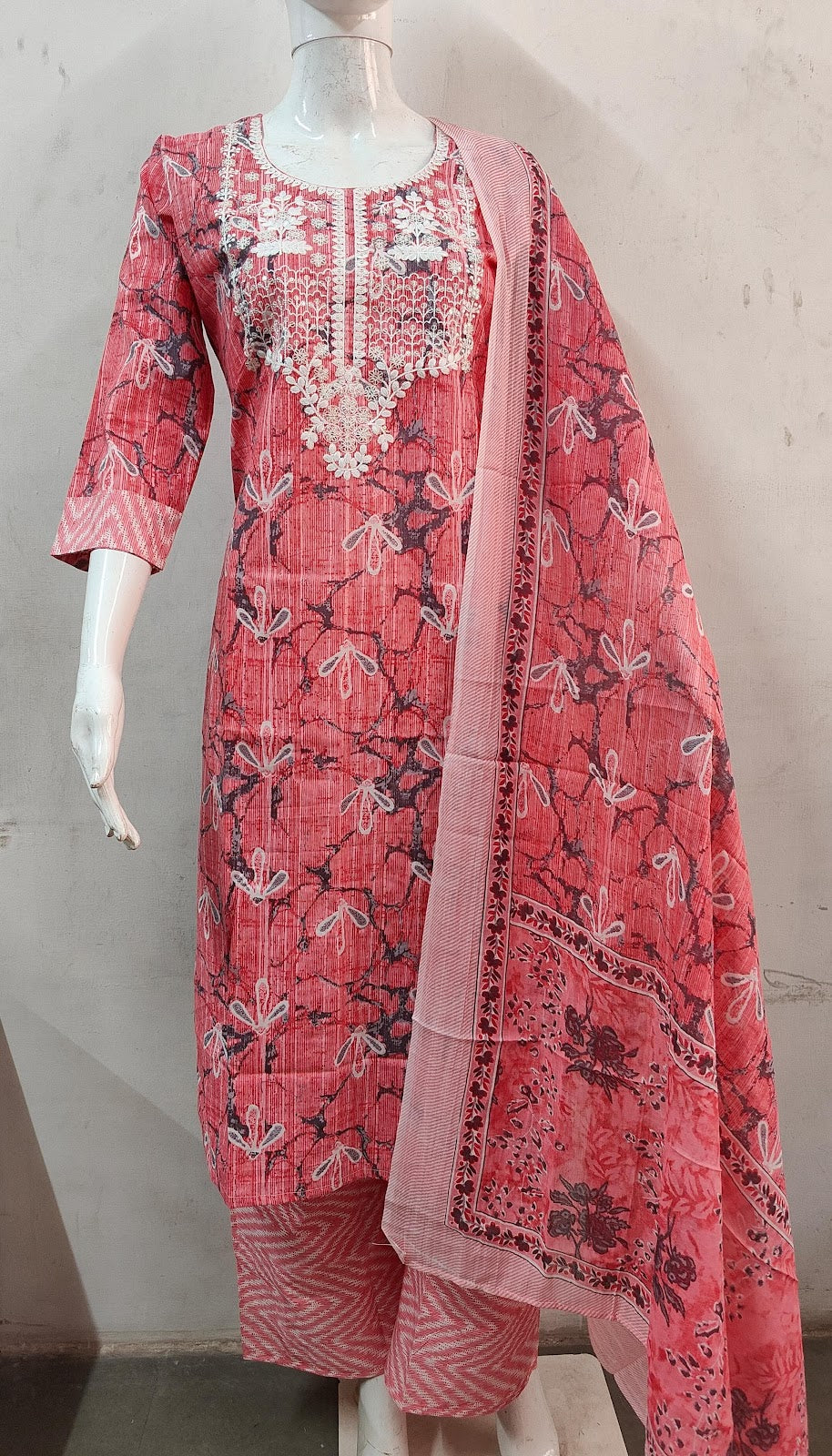 Design58 Ladli Cotton Cambric Readymade Pant Style Suits Exporter Ahmedabad