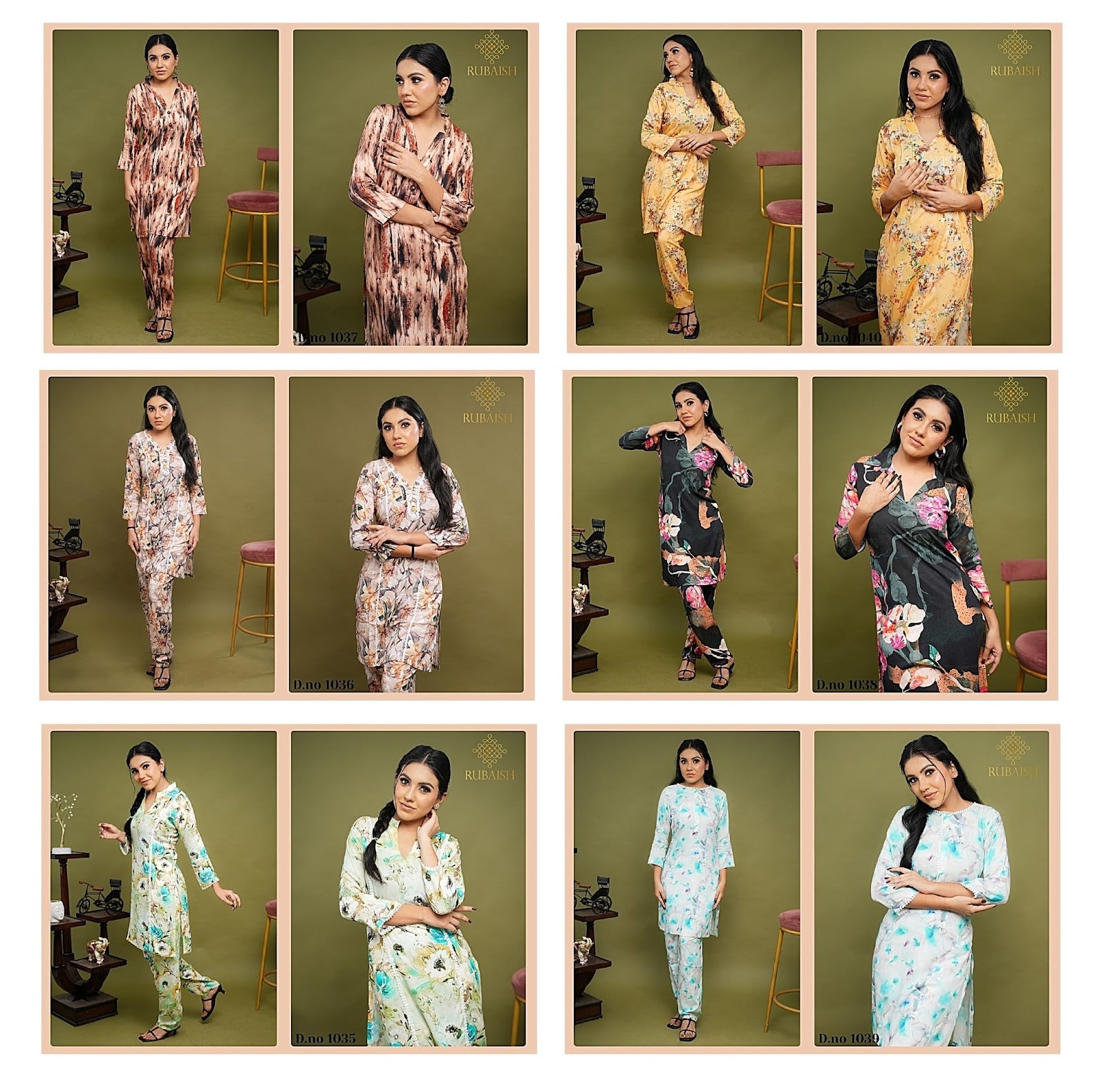 Design 080824 Rubaish Viscose Rayon Co Ord Set Exporter Gujarat