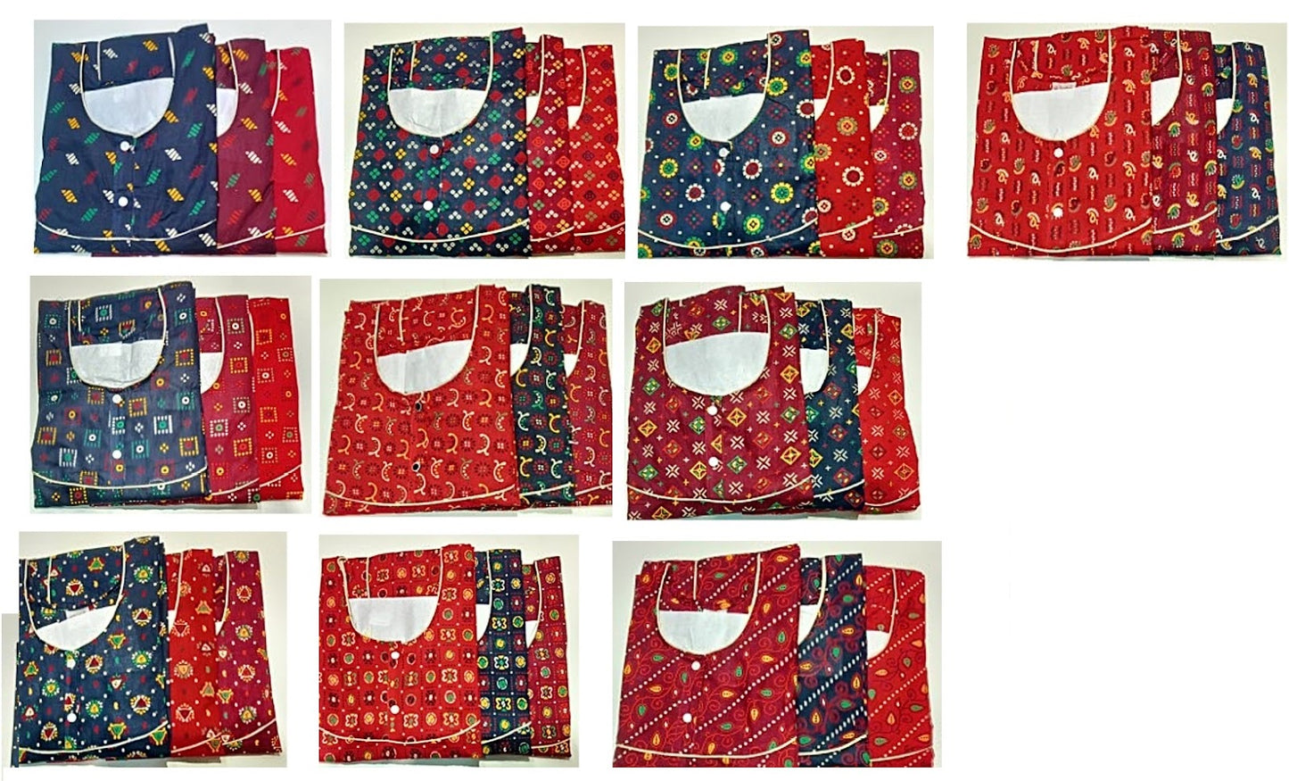 Design 1005 Ruchee Fashion Night Gowns Manufacturer Gujarat