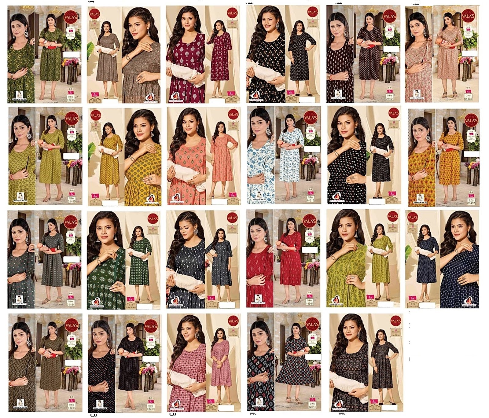 Design 1006 Valas Rayon Feeding Kurtis Manufacturer India