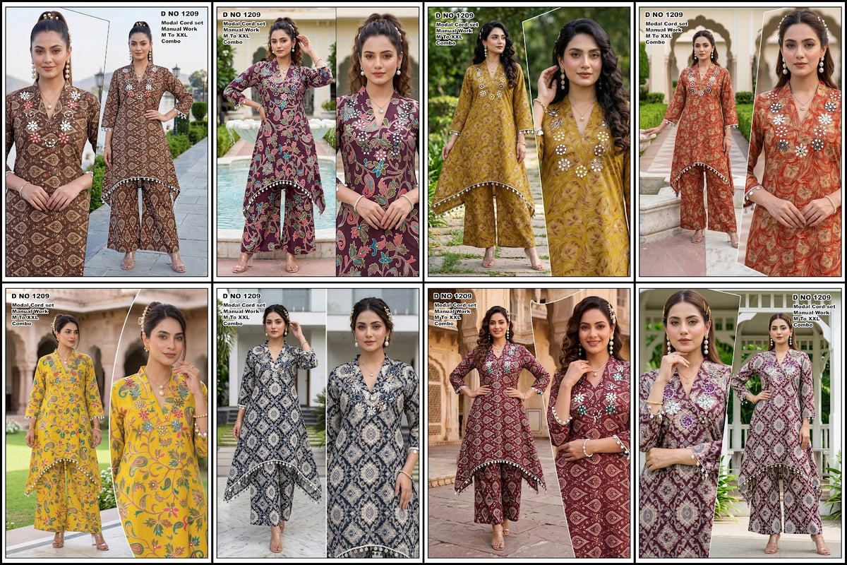 Design 1209 Kamna4U Modal Co Ord Set Exporter
