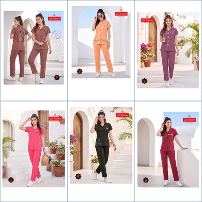 Design 14 Front Open Life Partner Interlock Collar Night Suits Wholesaler Gujarat