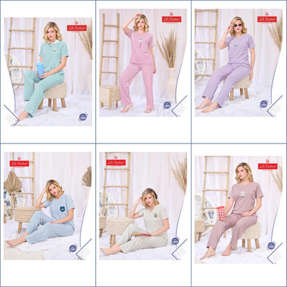 Design 15 Lining Life Partner Hosiery Co Ord Set Wholesale