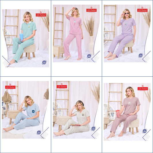 Design 15 Lining Life Partner Hosiery Co Ord Set Wholesale