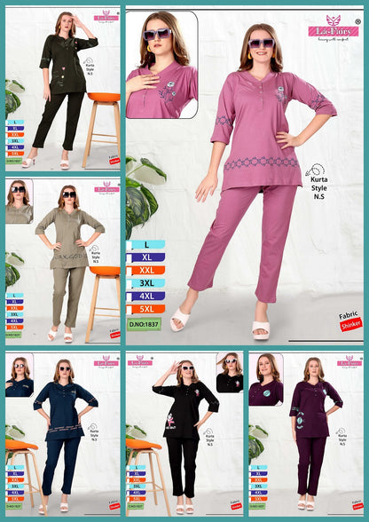 Design 1837 La Fairy Sinker Co Ord Set Supplier Gujarat