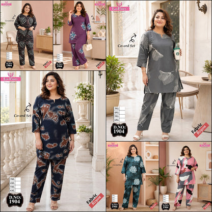 Design 1904 La Fairy Rayon 22Kg Co Ord Set Manufacturer
