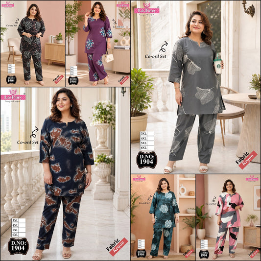 Design 1904 La Fairy Rayon 22Kg Co Ord Set Manufacturer