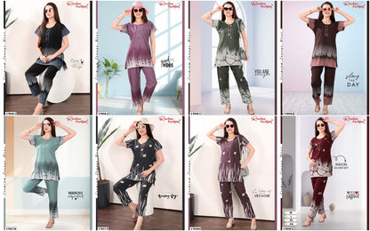 Design 19078-19085 Ruchee Fashion Rayon Co Ord Set Wholesale