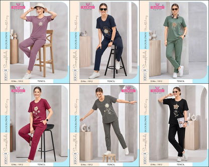 Design 1912 La Fairy Tencil Pyjama Night Suits Manufacturer Ahmedabad