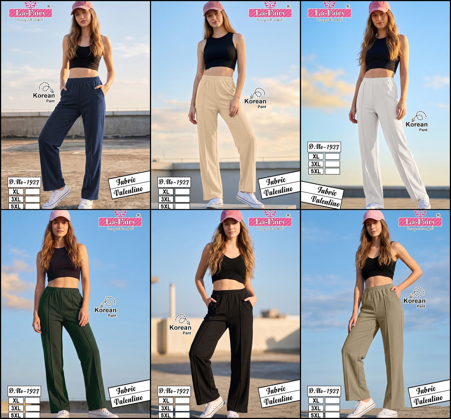 Design 1927 Korean La Fairy Valentino Women Pants Wholesale Price