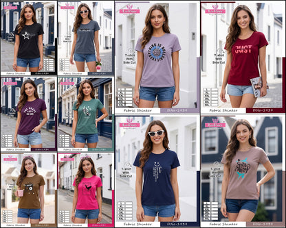 Design 1939 La Fairy Sinker Women Tshirt Exporter Gujarat