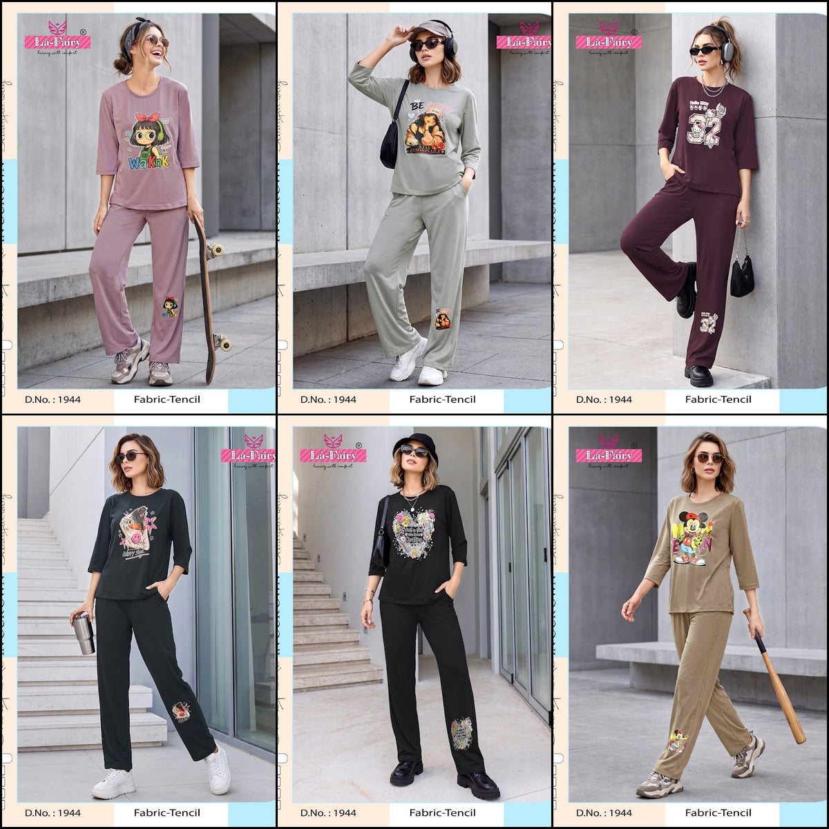Design 1944 La Fairy Tencil Co Ord Set Wholesaler