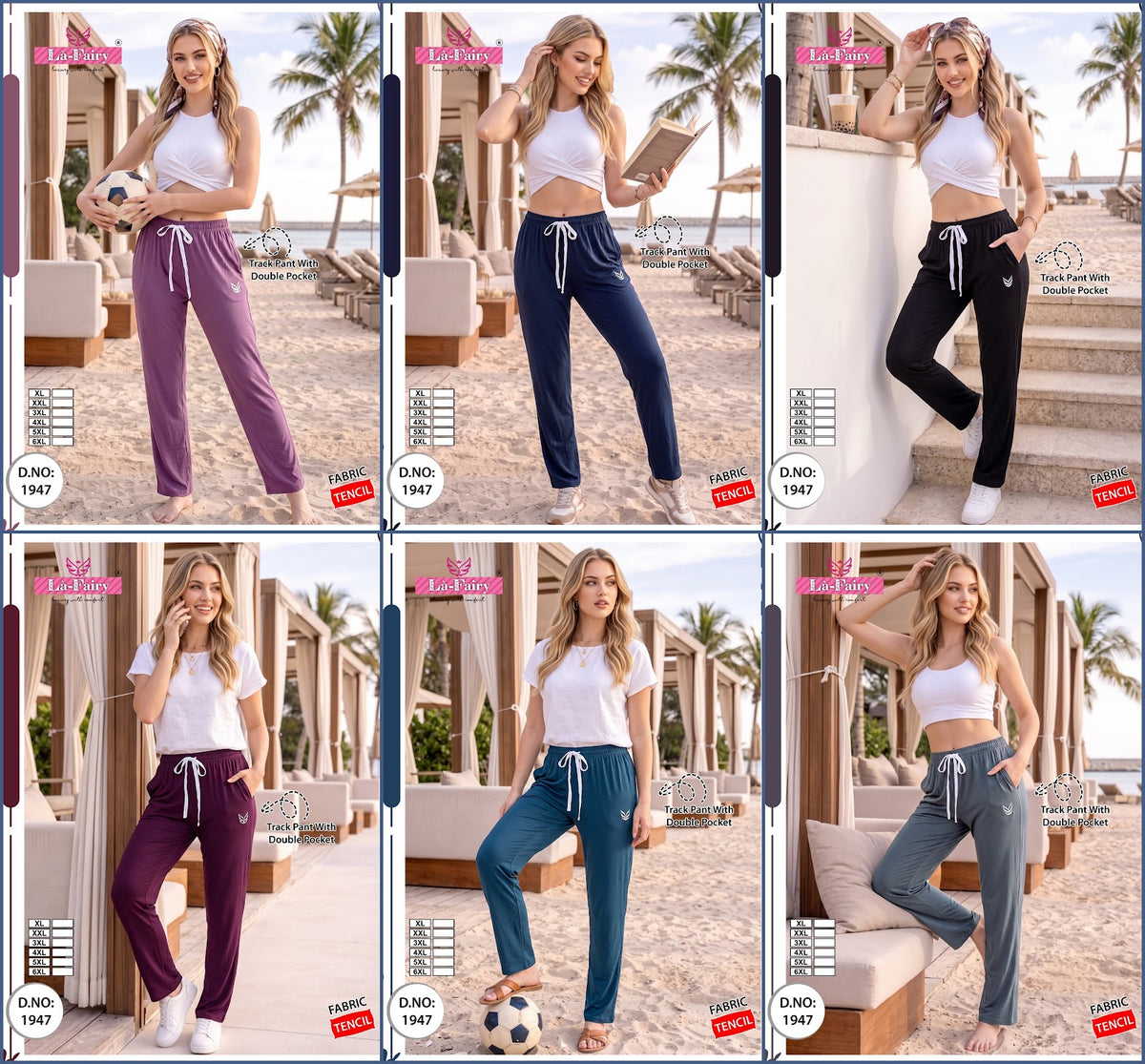 Design 1947 La Fairy Tencil Women Track Pants Exporter Ahmedabad