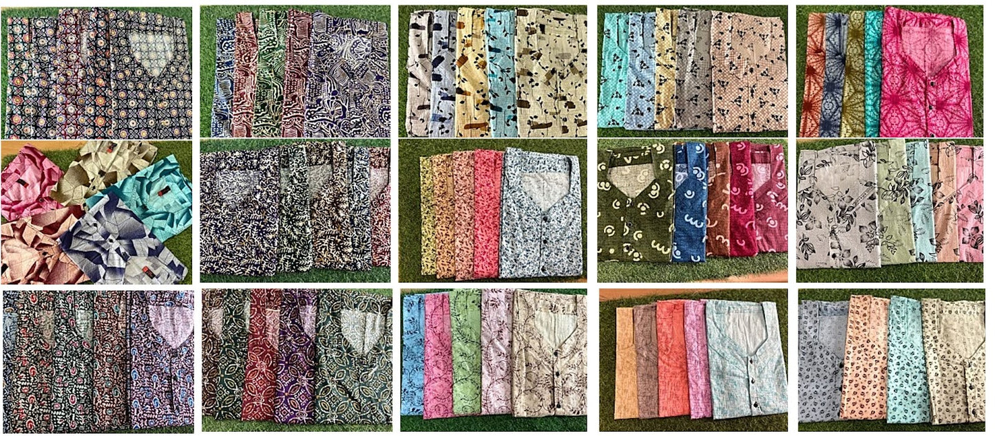 Design 1 Diamond Queen Cotton Night Gowns