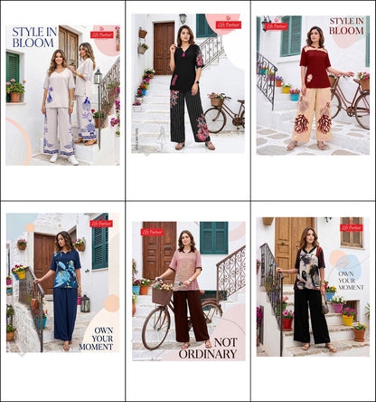 Design 1 Life Partner Rayon Co Ord Set Wholesaler