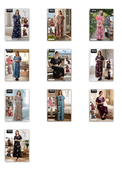 Design 3449 Wld Alpine Night Gowns Supplier Ahmedabad