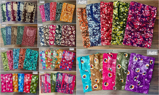 Design 3 Adit Night Gowns Supplier Gujarat