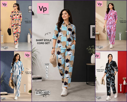 Design 5055 1405 Vp Rayon 22Kg Co Ord Set Manufacturer