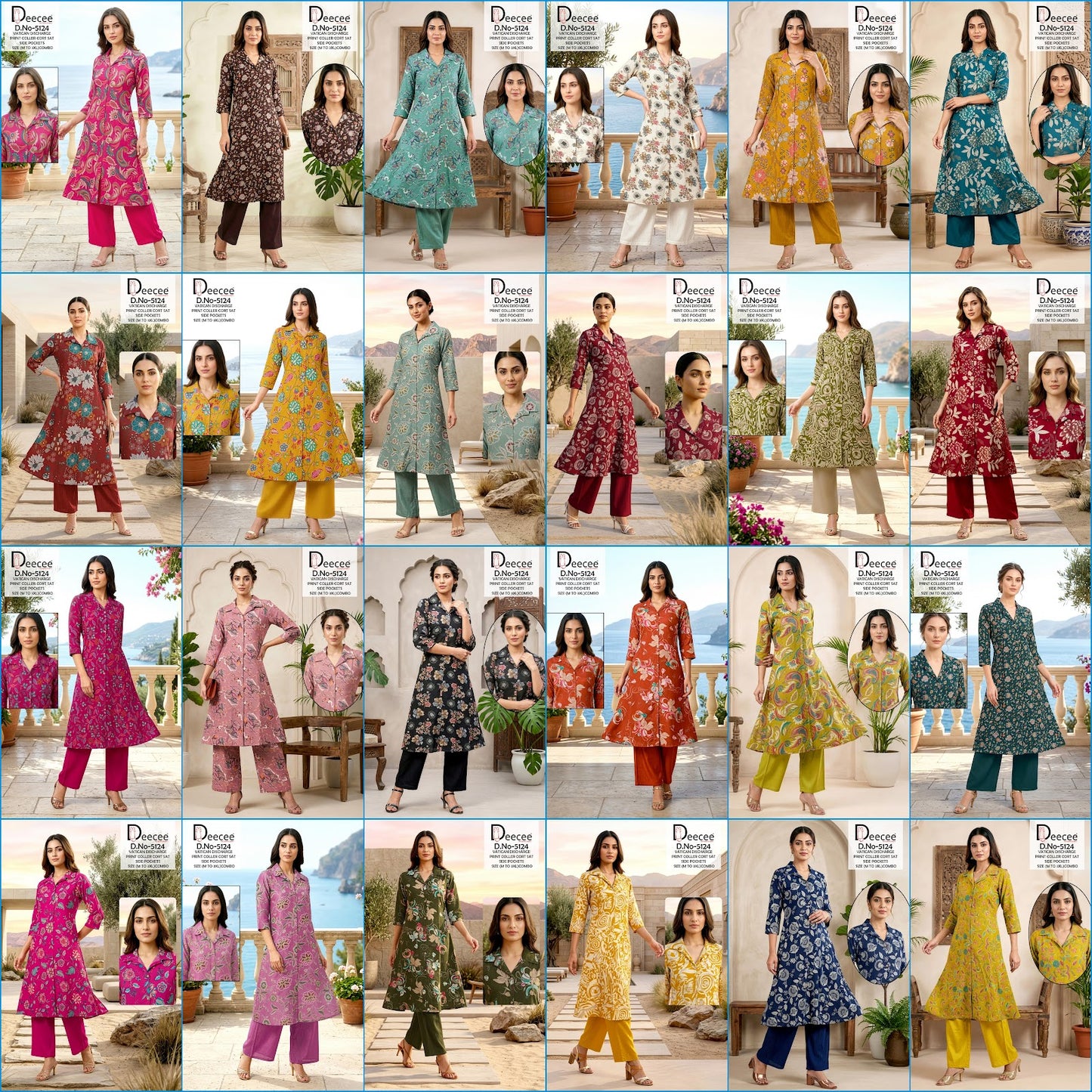 Design 5124 Deecee Vatican Co Ord Set Wholesaler Ahmedabad