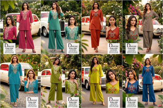 Design 5145 Deecee Cotton Co Ord Set Manufacturer Gujarat