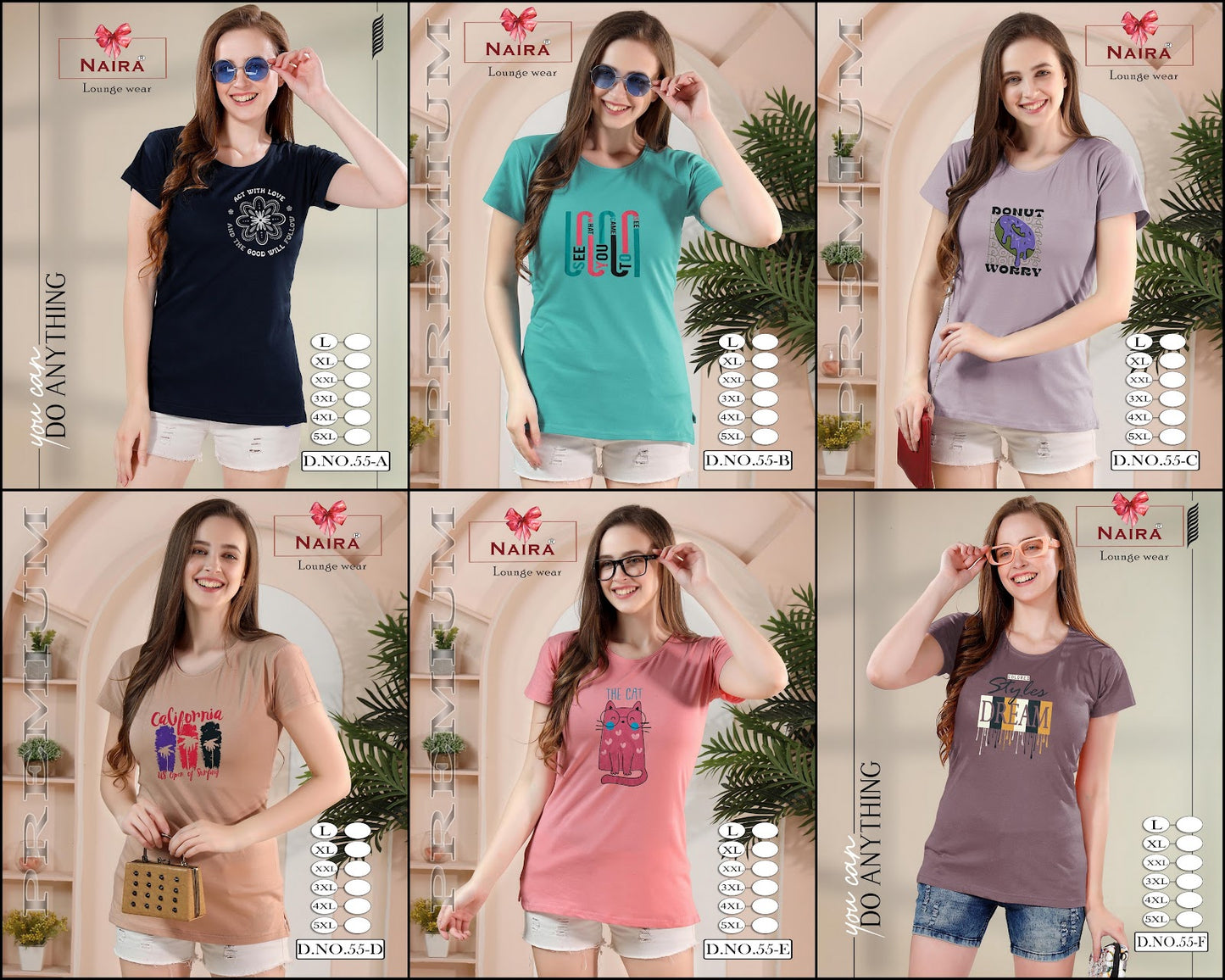 Design 55 Kavyansika Hosiery Cotton Women Tshirt Supplier Gujarat
